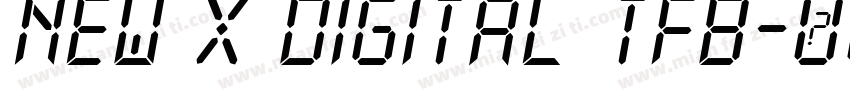 New X Digital tfb字体转换